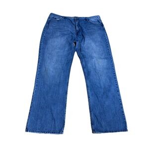 PLUGG Denim Jeans Men 42‎ X 32 Some Wear Work Barn Jeans Blue